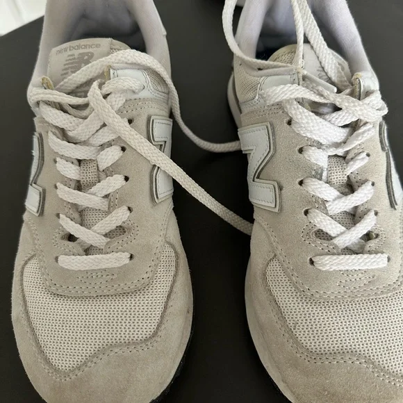 New Balance 574 Core Sneakers in Nimbus Cloud with NB white Women size 8 - Picture 5 of 15